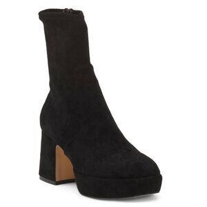 SILENT D Black Otto Heeled Booties